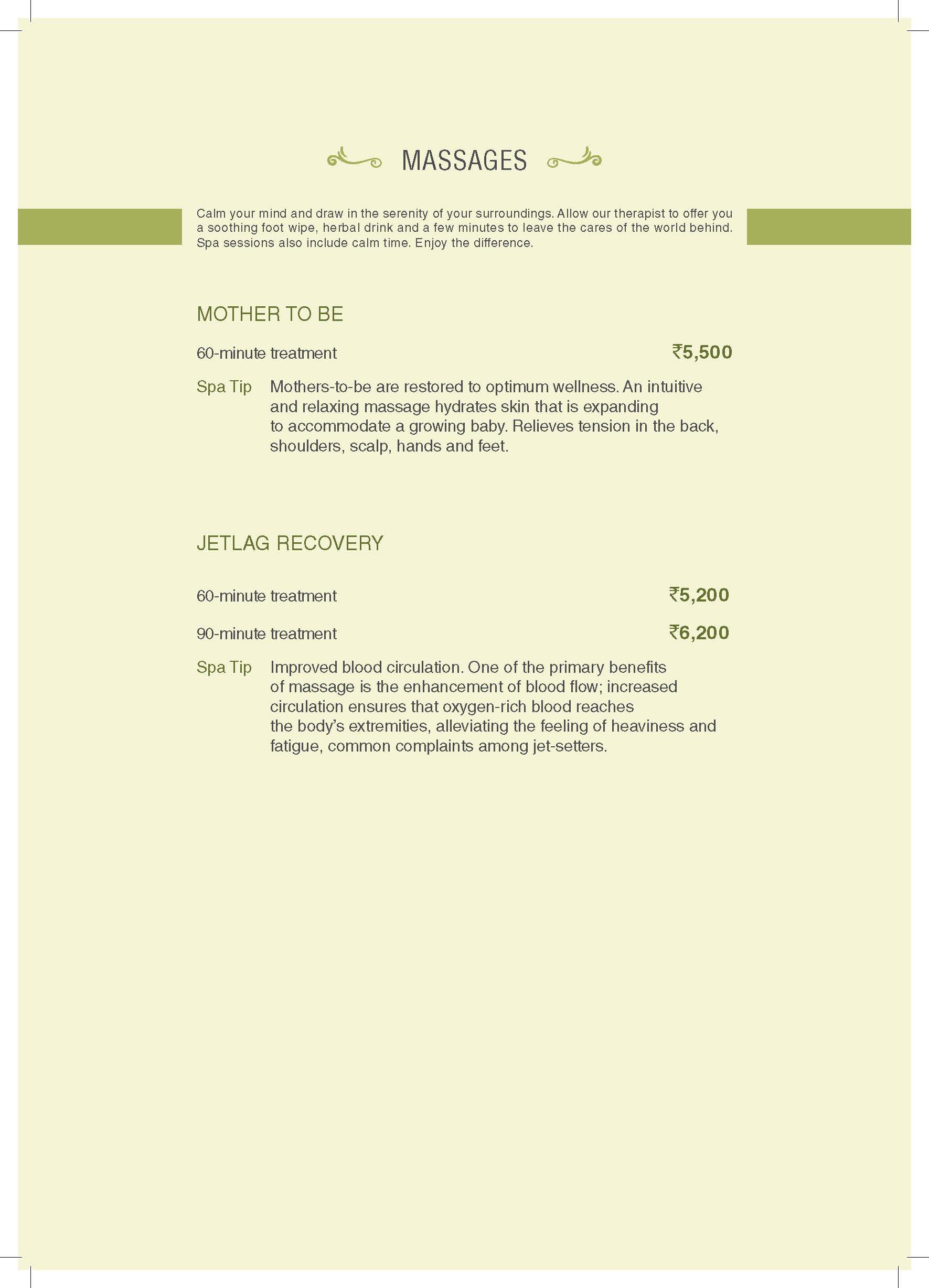 golkonda-resorts-spa-menu