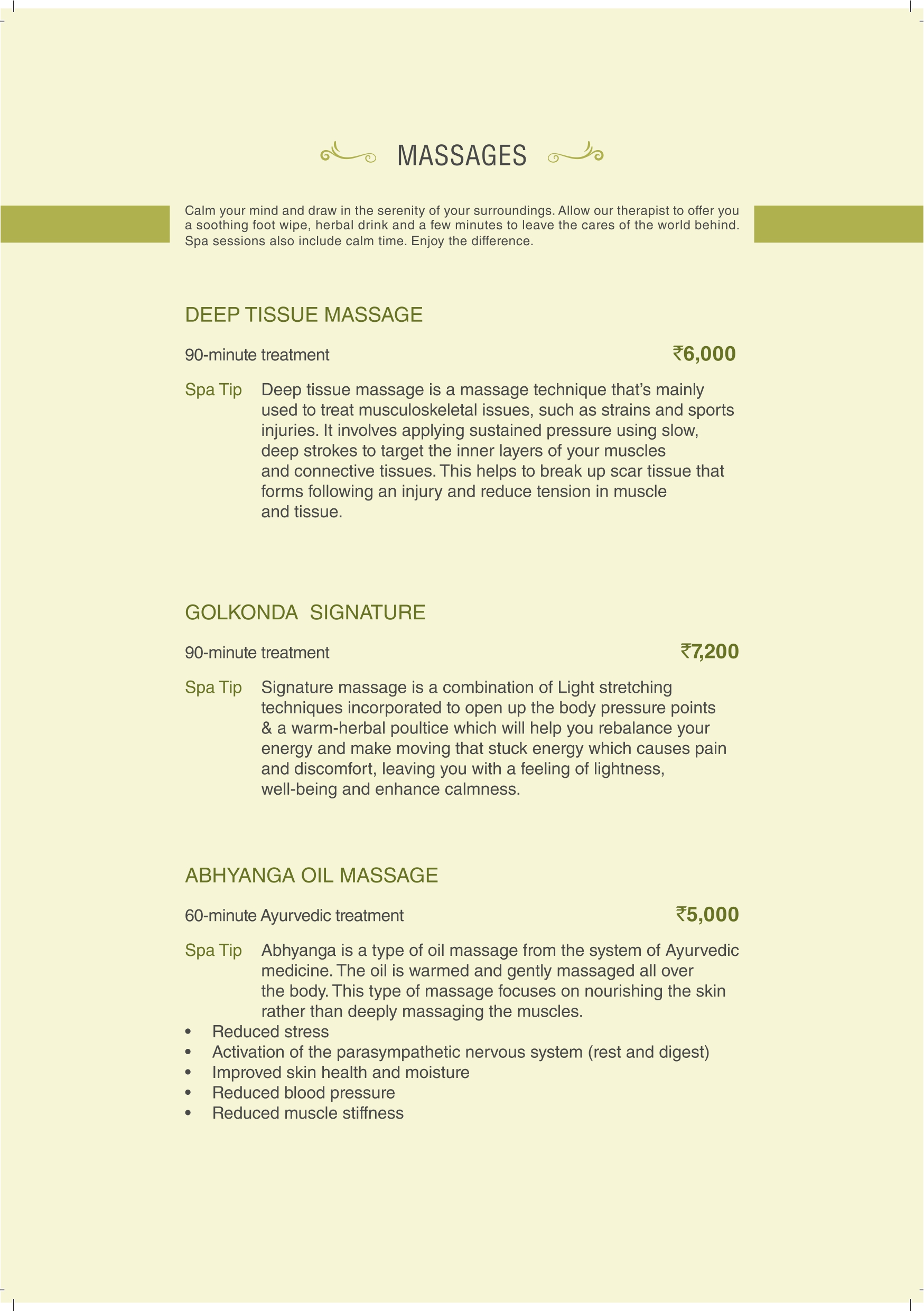golkonda-resorts-spa-menu